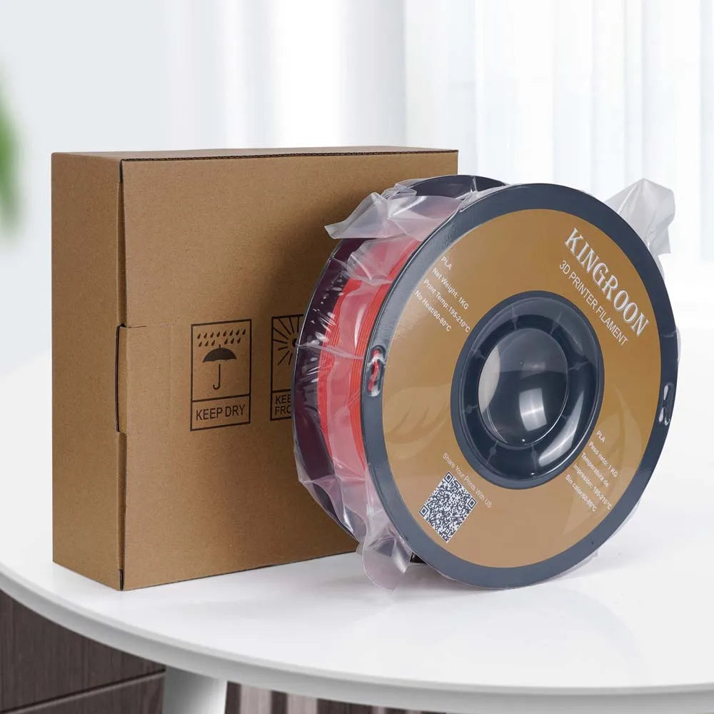 KingRoon 5KG 10KG PLA PETG Filament 1.75mm 3D Printer Plastic No Bubble Spool 3D Printing Materials for 3D Printers