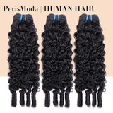 32Inch Burmese Curly Bundles Human Hair Bundles Raw Unprocessed Weaving Human Hair Extensions Deep Wave 1/3/4 Bundles