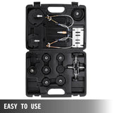 SucceBuy Pneumatic Air Pressure Bleeder, Brake Pressure Bleeding Tool Portable Brake Clutch Bleeder Valve System Kit for Garage