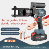 10-240mm Rechargeable Electric Hydraulic Wire Clamp Nippers SL240 Nose Brushless Motor Terminal Crimping Tool for Electricians