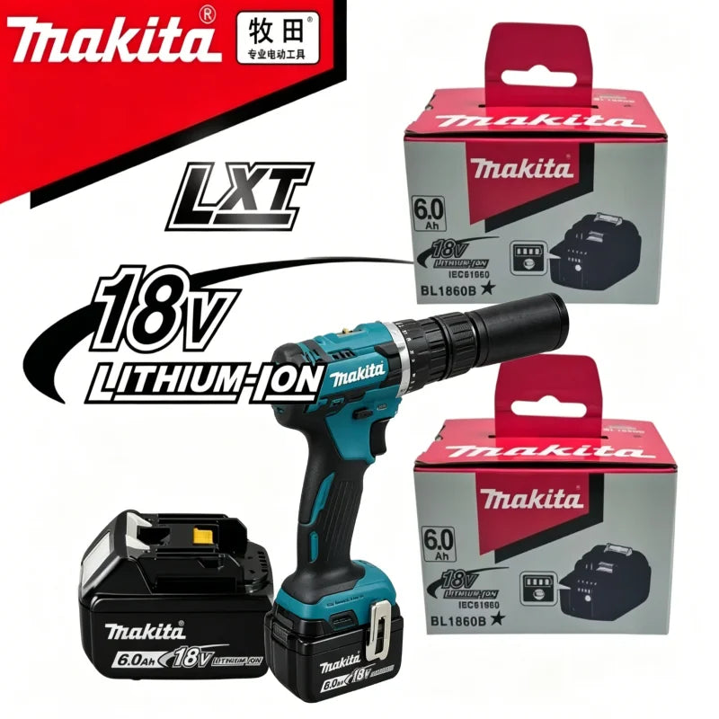Makita battery 18V rechargeable, large capacity battery, 6000mAh,6.0AH, suitable for angle grinder tool battery 100% original