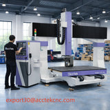 ACCTEK 5 Axis CNC Engraving Milling Machine for Wood Plastic Aluminum Mold CNC ROUTER