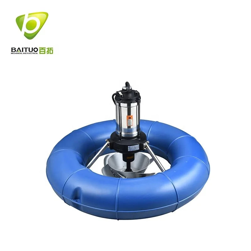 2hp Aquaculture Machine Fountain Water Pump Floating Splash Surge Wave Aerator for Fish Shrimp Pond Farming