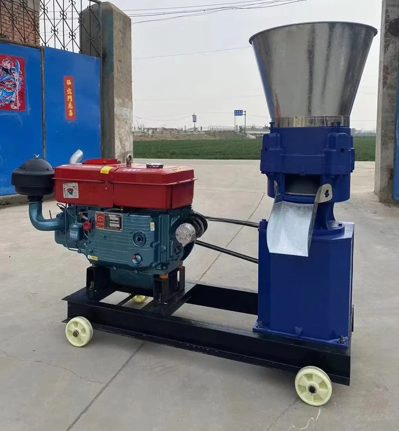 Professional livestock chicken and cattle animal feed pellet machine/animal feed pellet machine