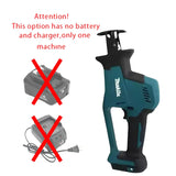 Makita DJR189 Cordless Reciprocating Saw Brushless Electric Saw 18V Portable Power Tool for Wood & Metal Cutting
