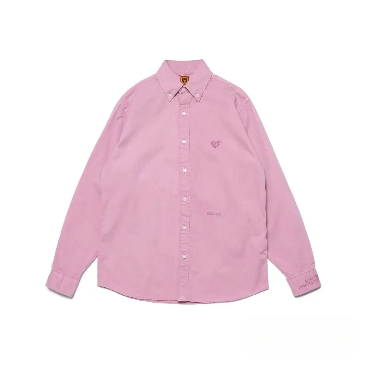 Humanmade Oxford Long Sleeve Shirt Autumn City Boy Casual Embroidered Unisex Top
