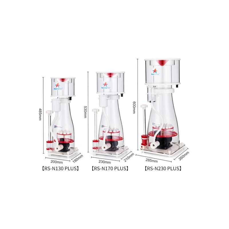 Red Sea Star RS-N230 High Quality Marine Aquarium/Aquaculture Seawater Fish Tank Coral Culture Protein Skimmer