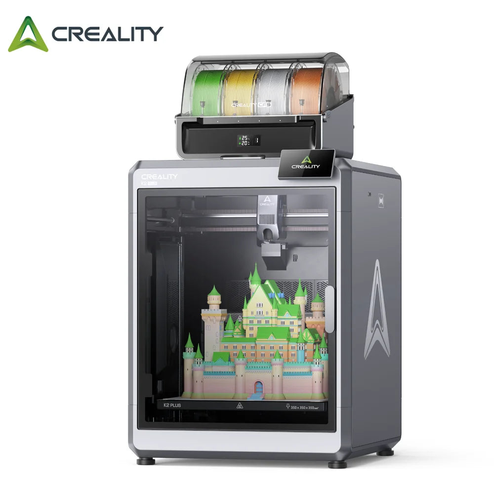 Creality K2 Plus Combo 3D Printer Multi Color Printing with New CFS Max 600mm/s Printing Speed Full-auto Leveling