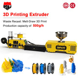 HT400 Desktop Extruder 3D Printing Filament Maker For 3D Filament Automatic Wire Diameter 1.75mm 3mm for PLA PETG PA ABS PC PP