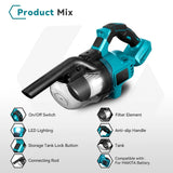 Portable Multi-function Cordless Electric Vacuum Cleaner Dust Carpet Clean Machine For Makita 18v Battery