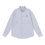 2026 New Men's Long Sleeve Casual Shirt Double Chest Pocket Button Up Soft Loose Linen Comfy Daily Work Street Outdoor Wear Tops