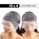 13X6 Hd Lace Frontal Wig Chocolate Brown Human Hair Wigs Body Wave Lace