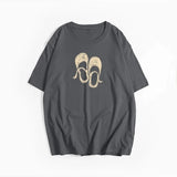 Hirsionsan Harajuku Graphic Printed T Shirt Women 2026 New Summer Cotton Soft Short Sleeve Tee Female Oversized High Street Tops