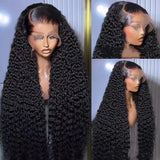 200% 40 Inch 13x4 Deep Wave Lace Front Wig Brazilian Virgin Human Hair
