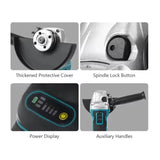 Makita DGA404 18V Brushless Cordless Angle Grinder, 125mm High Power Rechargeable Cutting Polishing Machine