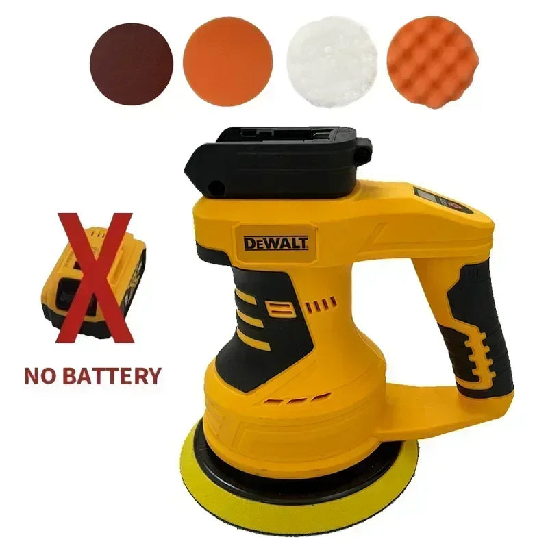 Dewalt Cordless Car Polisher Adjustable Auto 8 Gears  Electric Waxing Sanding Sealing Glaze Tool Rechargeable For Dewalt Battery