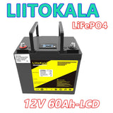 LiitoKala 12V 300Ah 200Ah LiFePO4 Battery 100Ah 120Ah 150Ah Campers Waterproof Golf Cart Battery Off-Road Off-grid Solar Energy