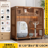 cat cage home indoor cattery cat cabinet discharge automatic litter box custom villa