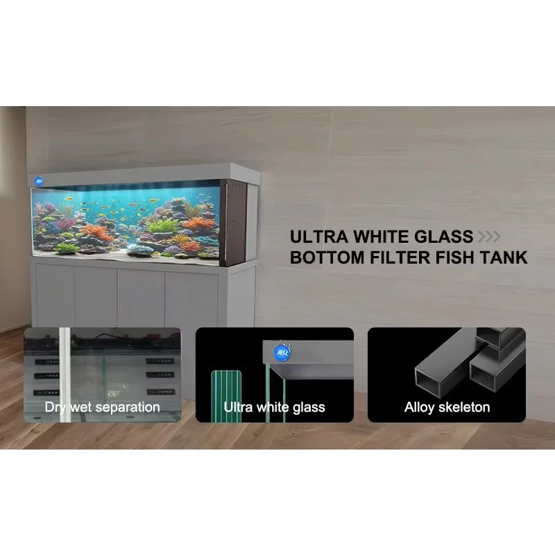 All-in-One AquariumSmart Reef Led Aquarium Lights Adjustable Stand Marine Lights For 60-160cm Saltwater Aquarium Capacity 2000LF