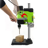 Allsome Bench Drill Press,Variable Speed Benchtop Drill Machine,6-Speed,Green