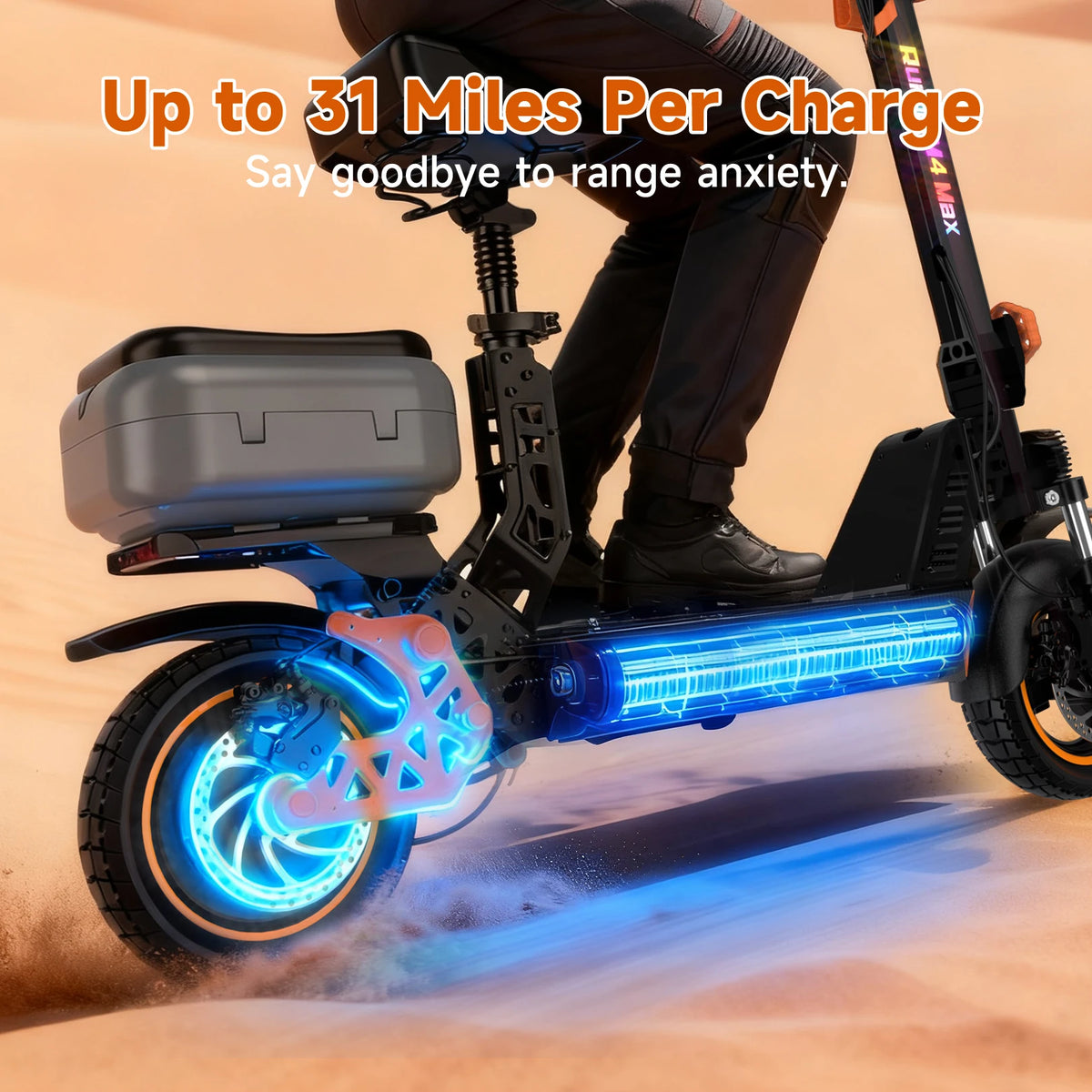 Ruitoo M4Max 1000W 48V/15.6AH Best Selling Electrical Scooter Shipped from USA warehouse