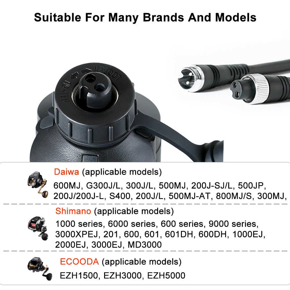 Gaiaray 7000mAh 3500mAh Sea Fishing Electric Reel Battery 14.8V Electric Fishing Reel Lithium Battery For DAIWA SHIMANO ECOODA
