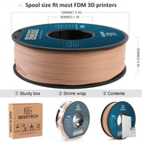 GEEETECH 10Kg 3d Matte PLA Filament 1.75mm Spool Wire For 3D Printer Material,Safety, Vacuum packaging
