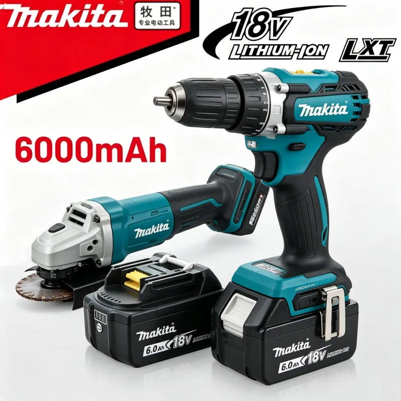 6Ah 100% Original Makita 18V Battery BL1820B Rechargeable Lithium-Ion Battery for Makita 18V Power Tools Replace the battery