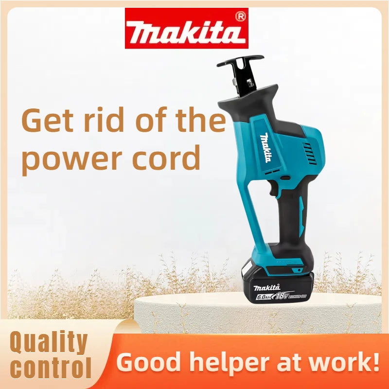 Makita DJR189 Cordless18V Lithium Battery Rechargeable Multifunction Saw Metal Cutting Saw Portable Saw Wood Cutting Tools