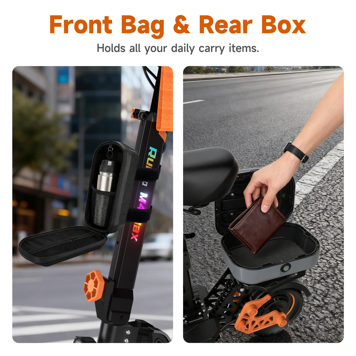 Ruitoo M4Max 1000W 48V/15.6AH Best Selling Electrical Scooter Shipped from USA warehouse