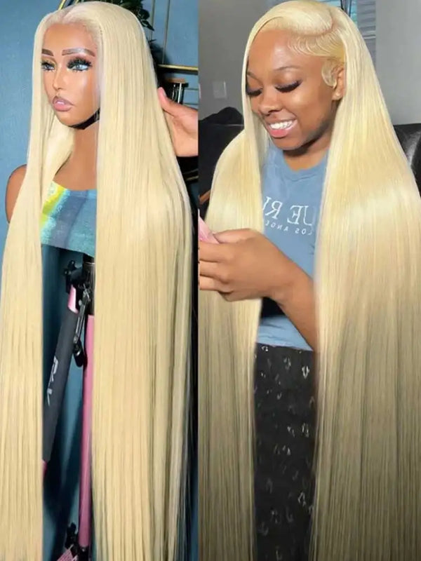 Blonde Wig Straight 613 Hd Lace Frontal Wig 13X6 13X4 Transparent