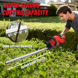 Brushless Electric Hedge Trimmer 3000RPM Cordless Portable Bush Trimmer Lawn Mower Garden Yard Tools For Milwaukee 18V Battery