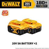 DEWALT 100% Original 20V 5AH Power Tool Battery 60V 9AH Flexvolt Battery Charger Combo DCB206 DCB205 DCB202 DCB609 DCB200 DCB184