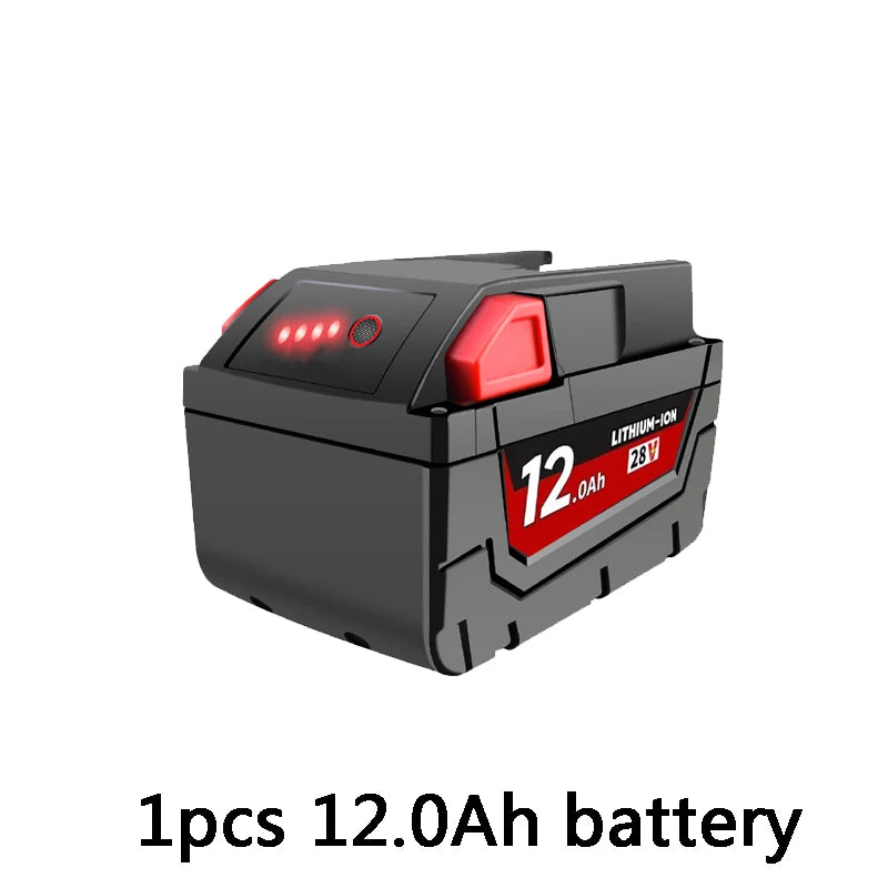 12.0Ah M28 Battery Li-Ion Replacement Battery For Milwaukee 28V M28 48-11-2830 0730-20 Tool battery