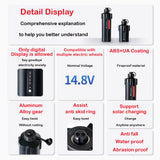 10Ah Power Display 14.8V 10000mAh Sea Fishing Electric Reel Battery For SHIMANO 600DH 1000EJ DAIWA 600MJ 500MJ Droplet Wheel