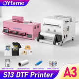 OYfame A3 XP600 DTF Printer with Oven Impreesora DTF Textile A3 Automatic Cleaning White Circulation for tshirt printing machine