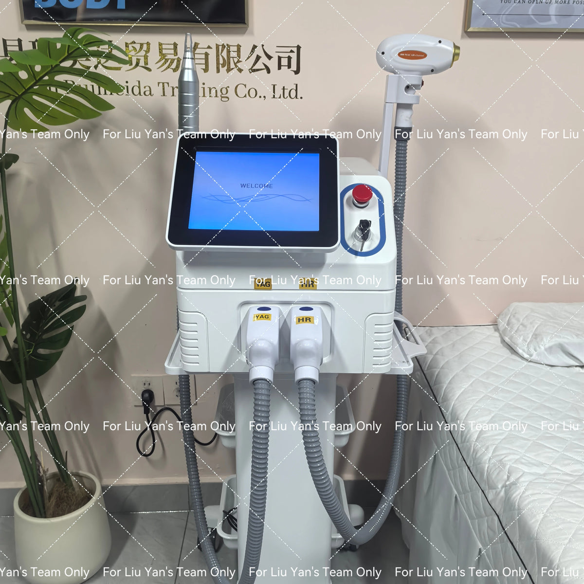 2 IN 1 Diode Laser PicoSecond Laser Machine 808nm 755nm 1064nm Hair Removal Tattoo Removal Skin Rejuvenation Beauty Device