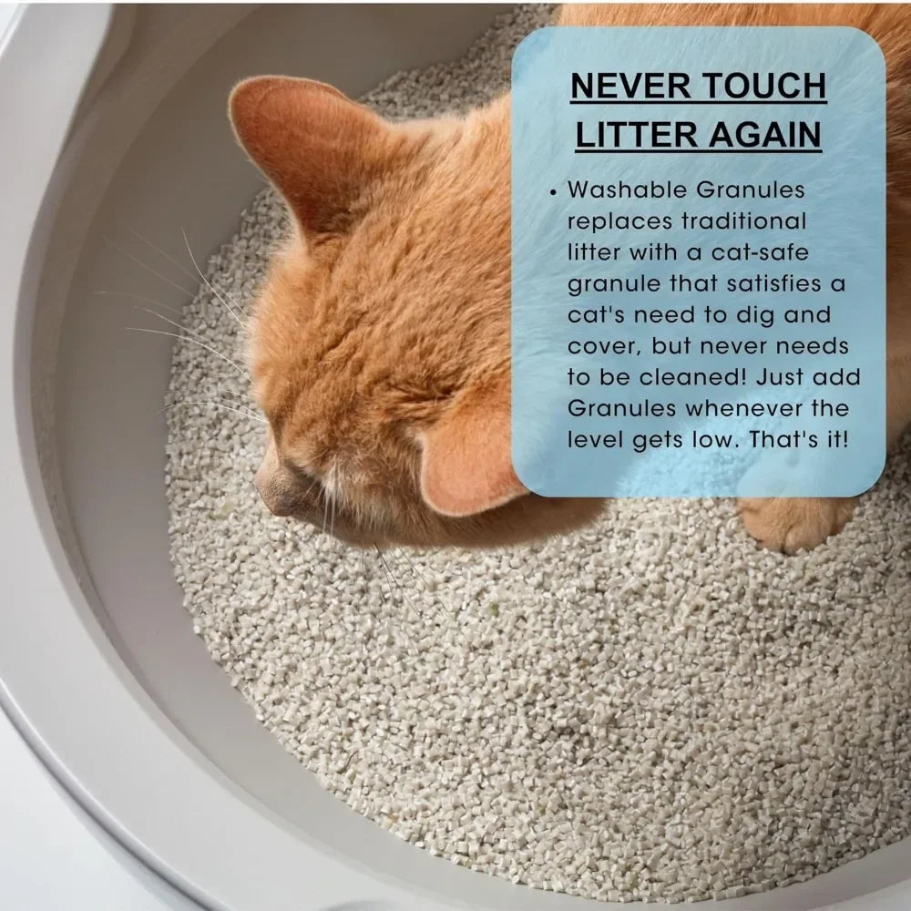 Nordic Deluxe Self-Cleaning, Fully-Flushing, Automatic Cat Litter Postmodern Box-New