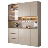 Solid wood wine  high cabinet, locker, integrated entrance cabinet against the wall,