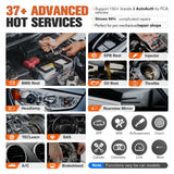 Autel MaxiPRO MP808BT Pro OBD2 Car Diagnostic Tool ECU Coding Refresh Hidden 38+ Service & VAG Guided Upgrade of DS808 MP808S