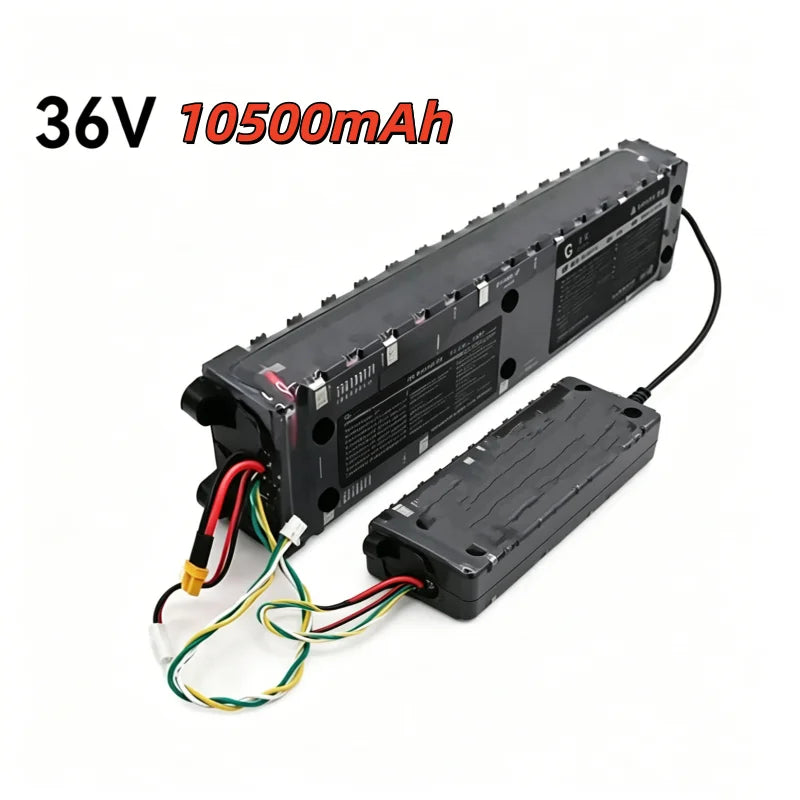 36V 10500mAh Lithium Battery Pack 10S3P for Xiaomi M365 Electric Scooter Waterproof Bluetooth Communication Long Range 30KM