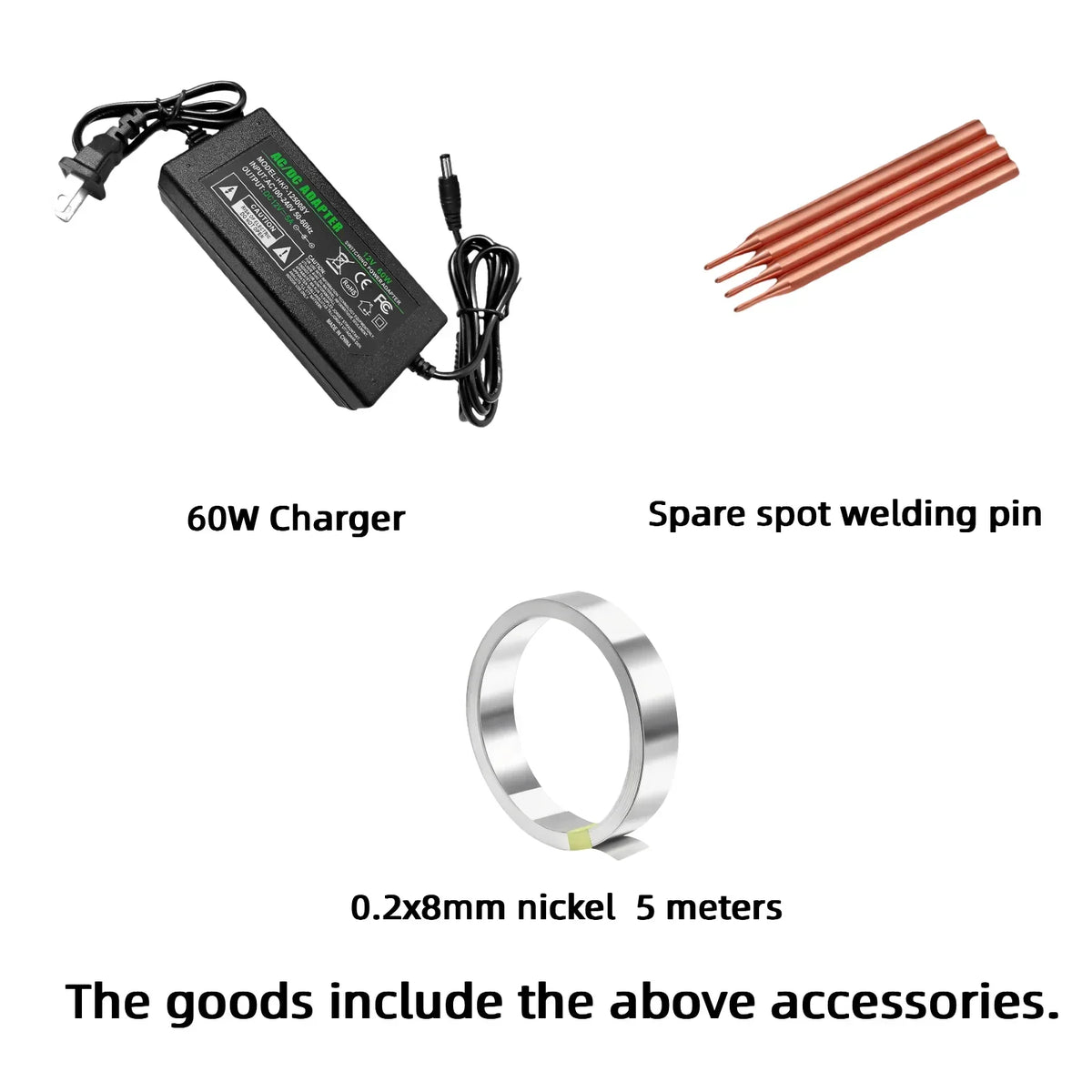 High Power Dual Super Capacitor Battery Spot Welder Machine 2500A 6V for 18650 21700 32140 Battery 0.1-0.4mm Nickel DIY