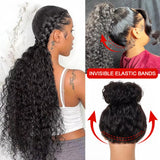 300% Density Curly Wigs HD 360 Full Lace Front Human Hair Wigs Brazilian