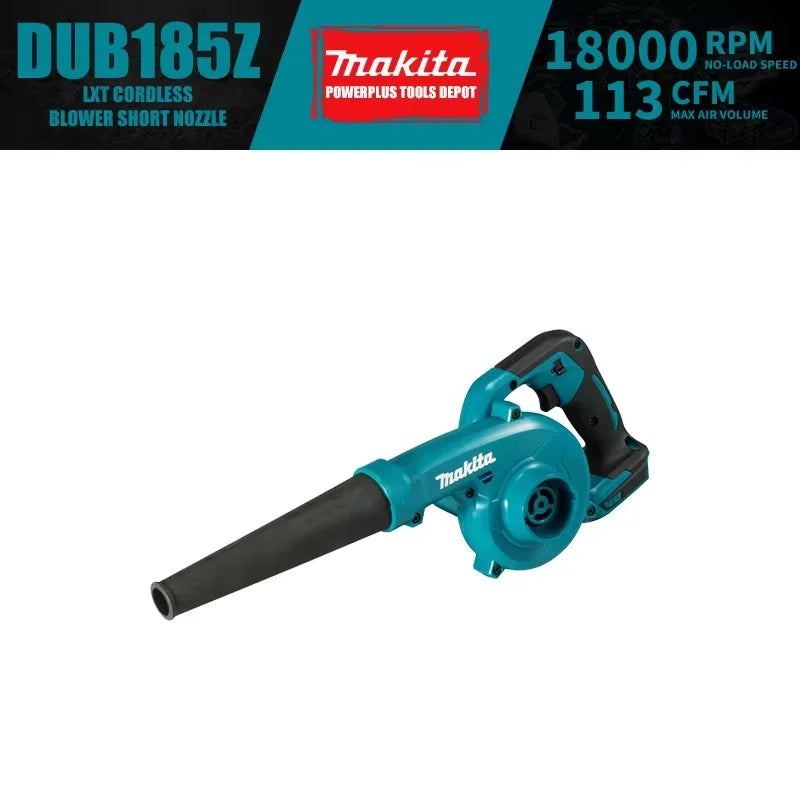 Makita DUB185Z 18V Max Lithium-Ion Handheld Leaf Blower High Power Blowing Dust and Fallen Leaves Power Tool Cleaning Blowers