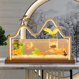 Fish tank landscaping ornament circulating water desktop landscape decoration company front desk living room TV cabinet next to