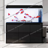 Fish Farm Shrimp Aquarium Indoors Simplicity Decoration Luxury Aquarium Accent Glass Ecology Home Furniture El Acuario