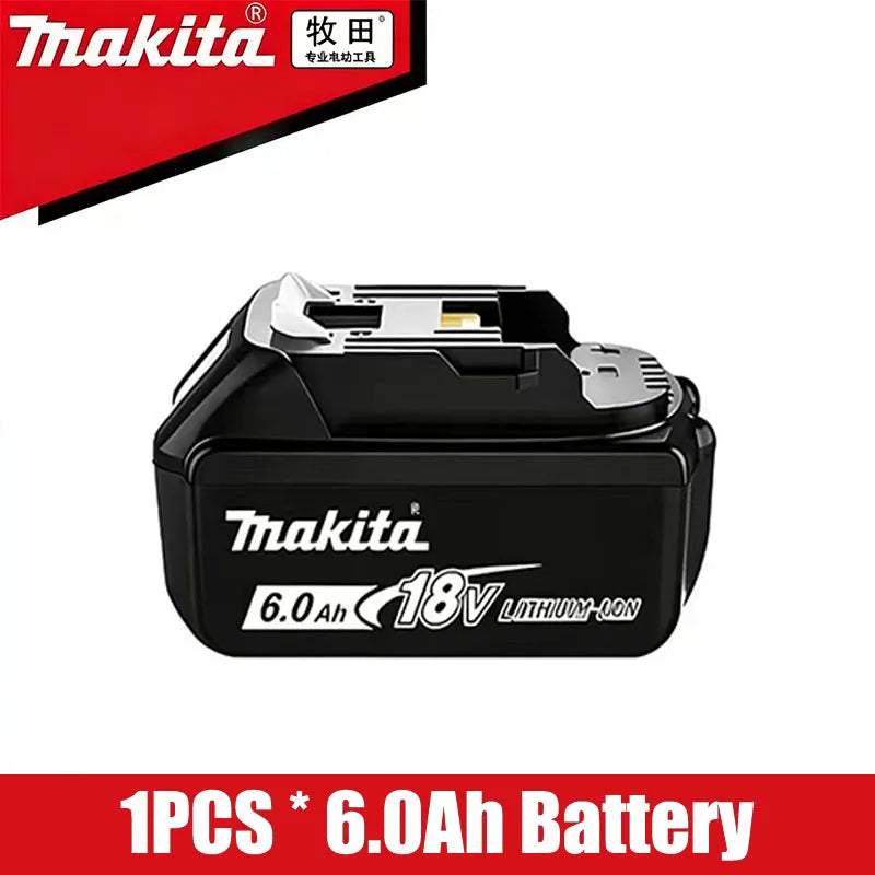100% Original Makita BL1860B 18V 6Ah Lithium Battery Rechargeable,Compatible With BL1830 BL1850 Makita 18V Power Tool Battery
