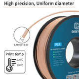 GEEETECH 10Kg 3d Matte PLA Filament 1.75mm Spool Wire For 3D Printer Material,Safety, Vacuum packaging