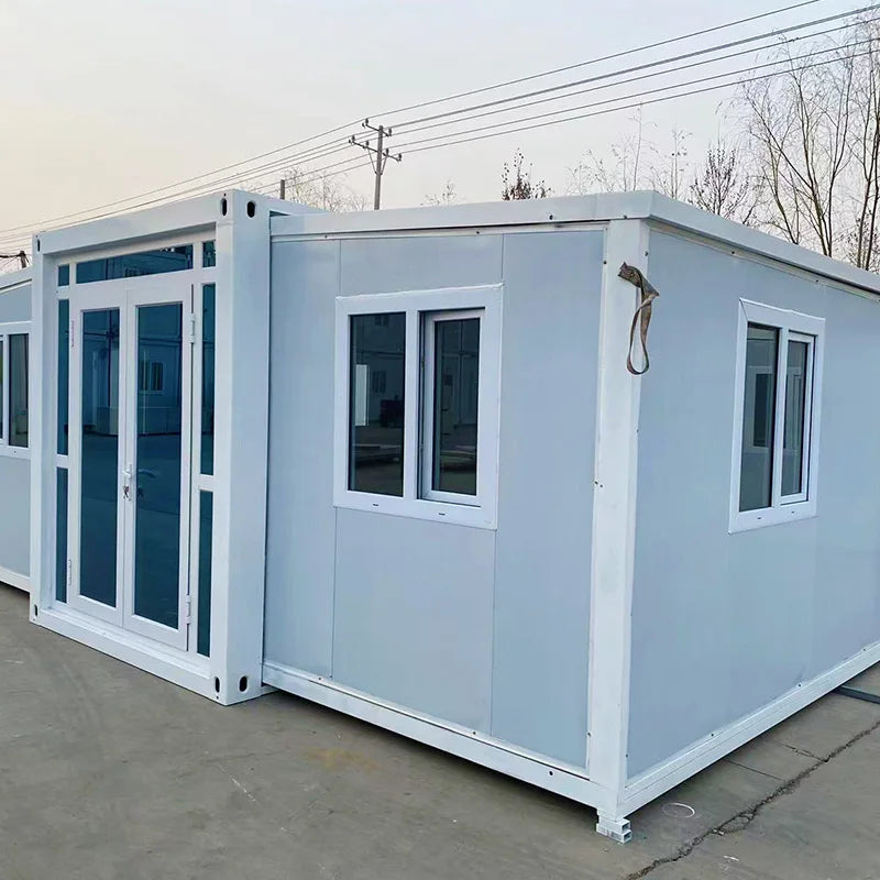 40Ft Luxury Tiny Villa Double Story Foldable Container House Expandable Modular Prefab Folding Container House Tiny Mobile Homes