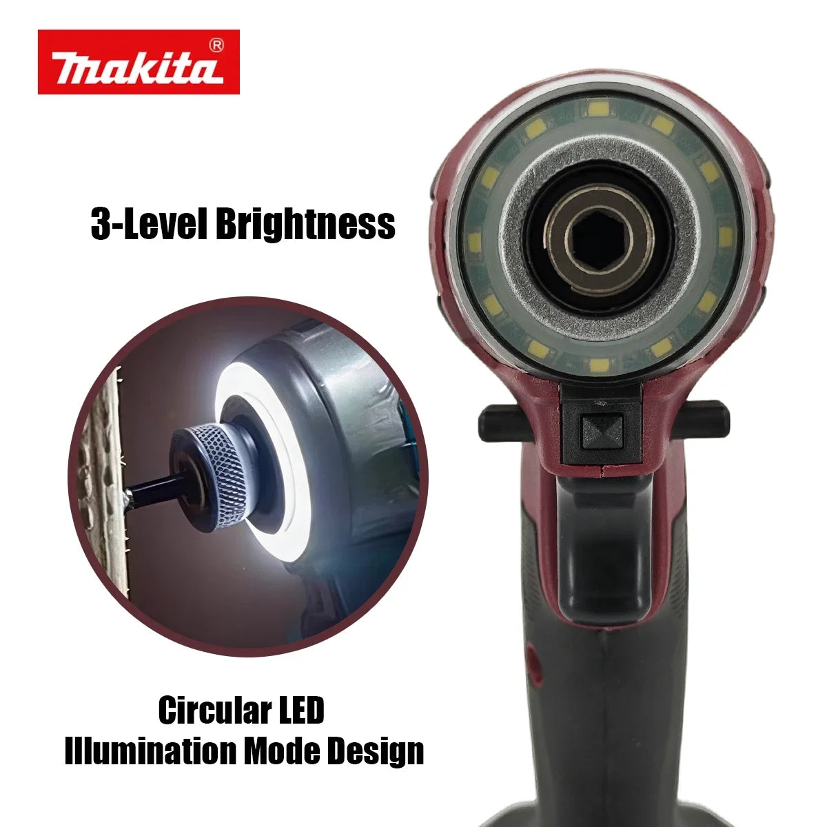 Makita DTD173 1800RPM Cordless Impact Driver 180N.m Brushless Motor Electric Drill Wood/Bolt/T-Mode For Makita Battery